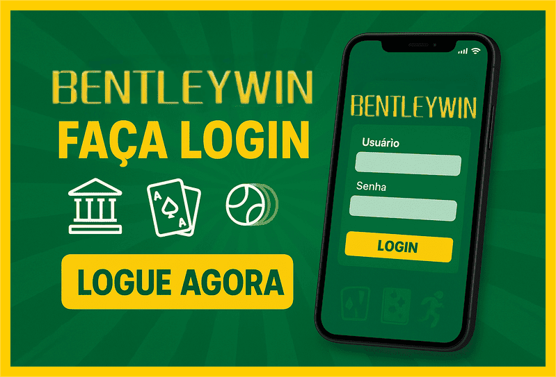 Imagem destacando login seguro na BENTLEYWIN para novos usuários